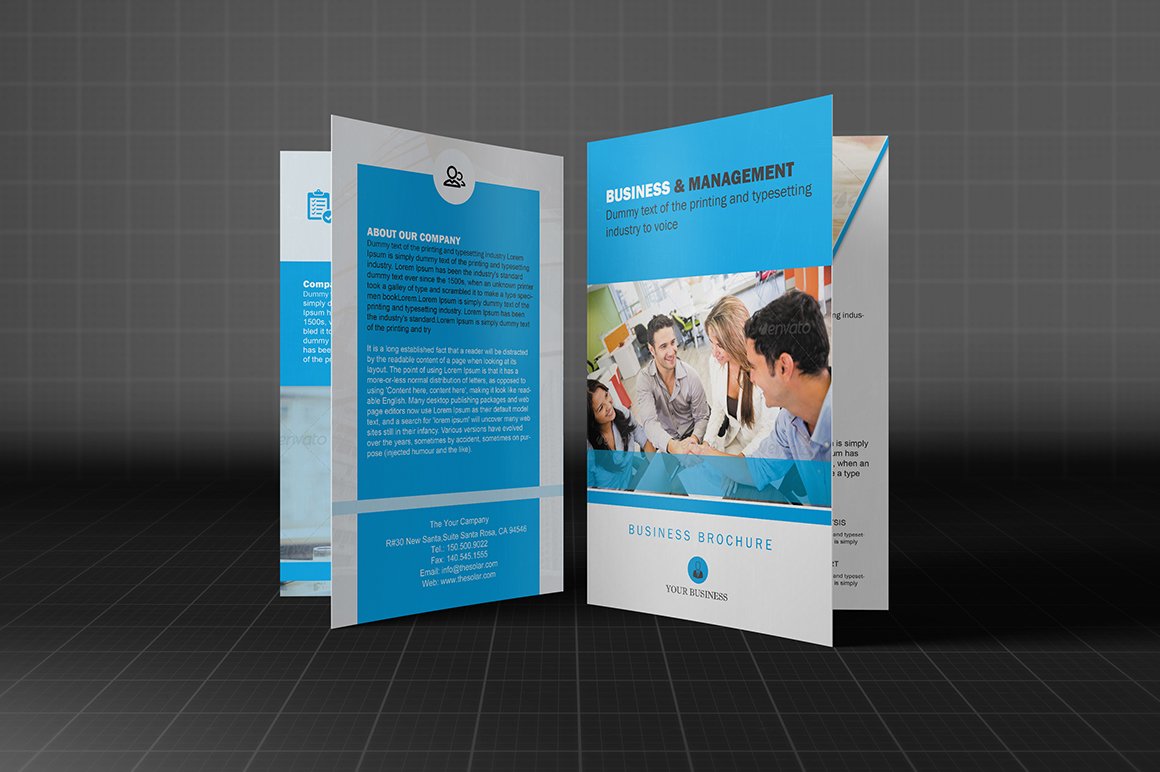 Business Bifold Brochure cover image.