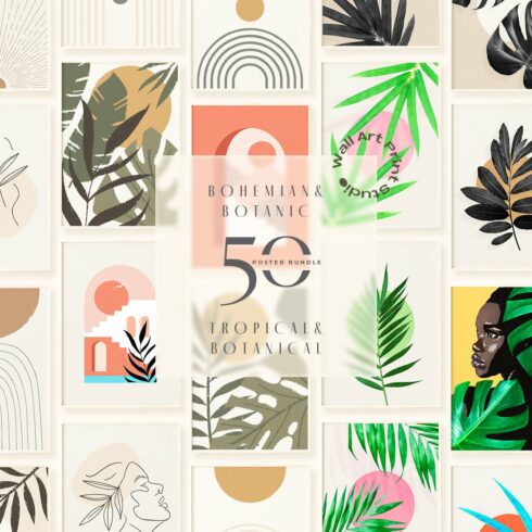 Bohemian&Botanical&Tropical Bundle cover image.