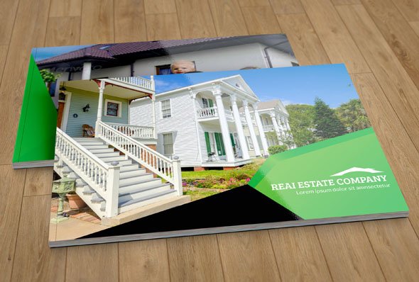 InDesign Catalog for Real estate-v90 cover image.