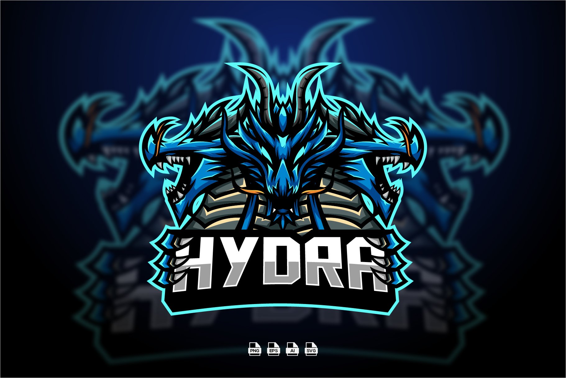 Hydra esport gaming logo cover image.