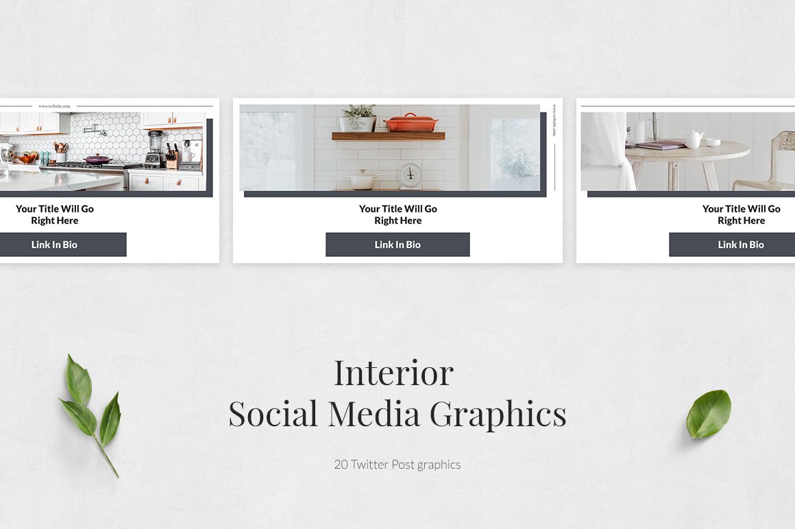 Interior Twitter Posts preview image.