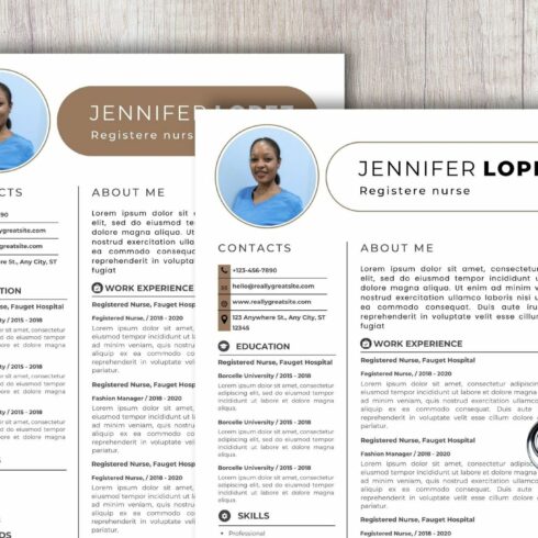 Professional resume with a doctor's stethoscope next to it.