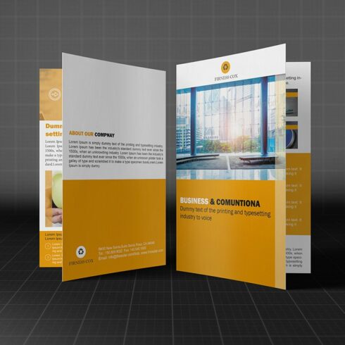 Creative Bifold Business Brochure cover image.