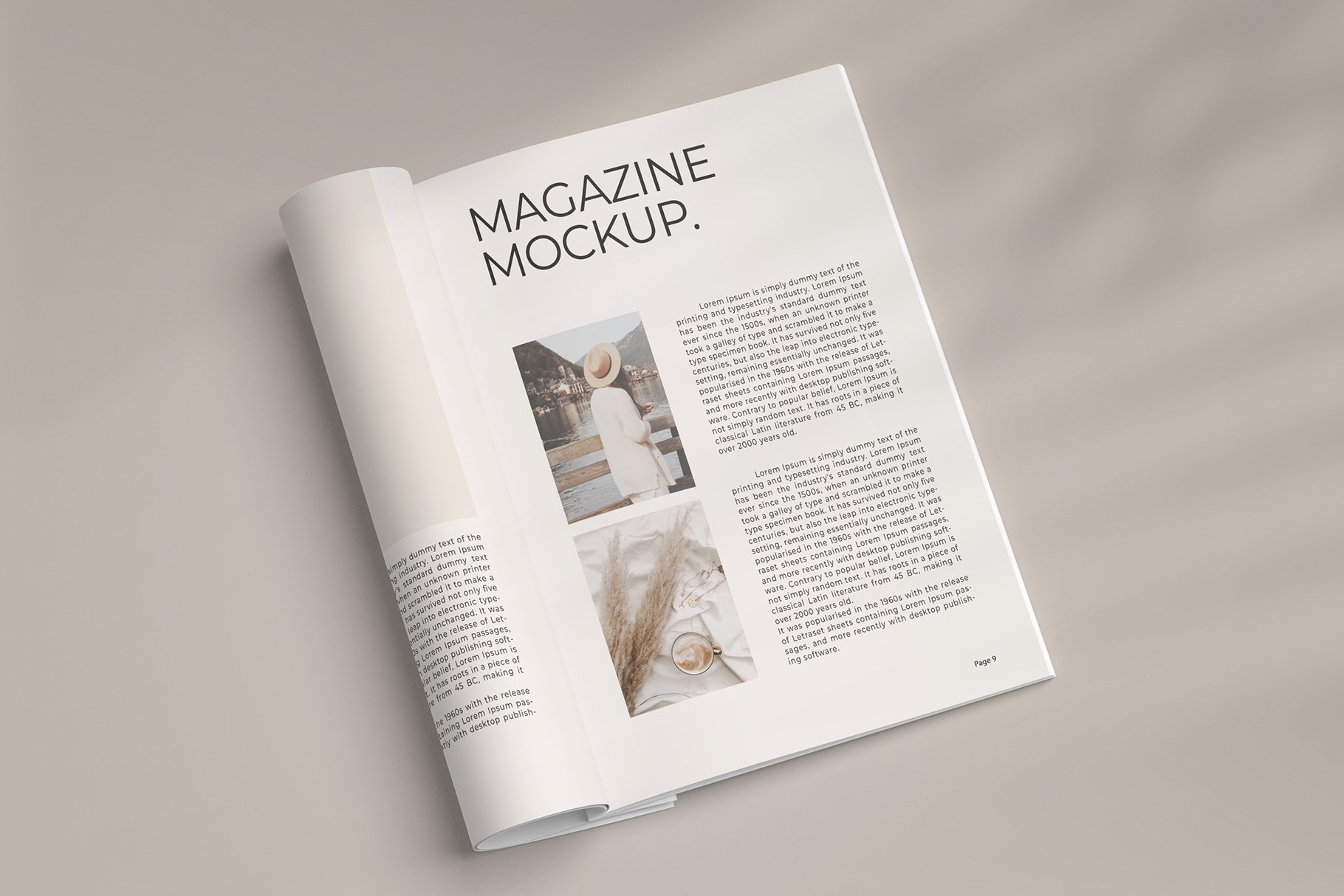 Magazine Mockup preview image.