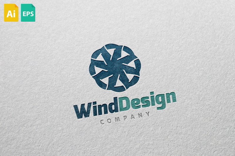 Wind Design Logo cover image.