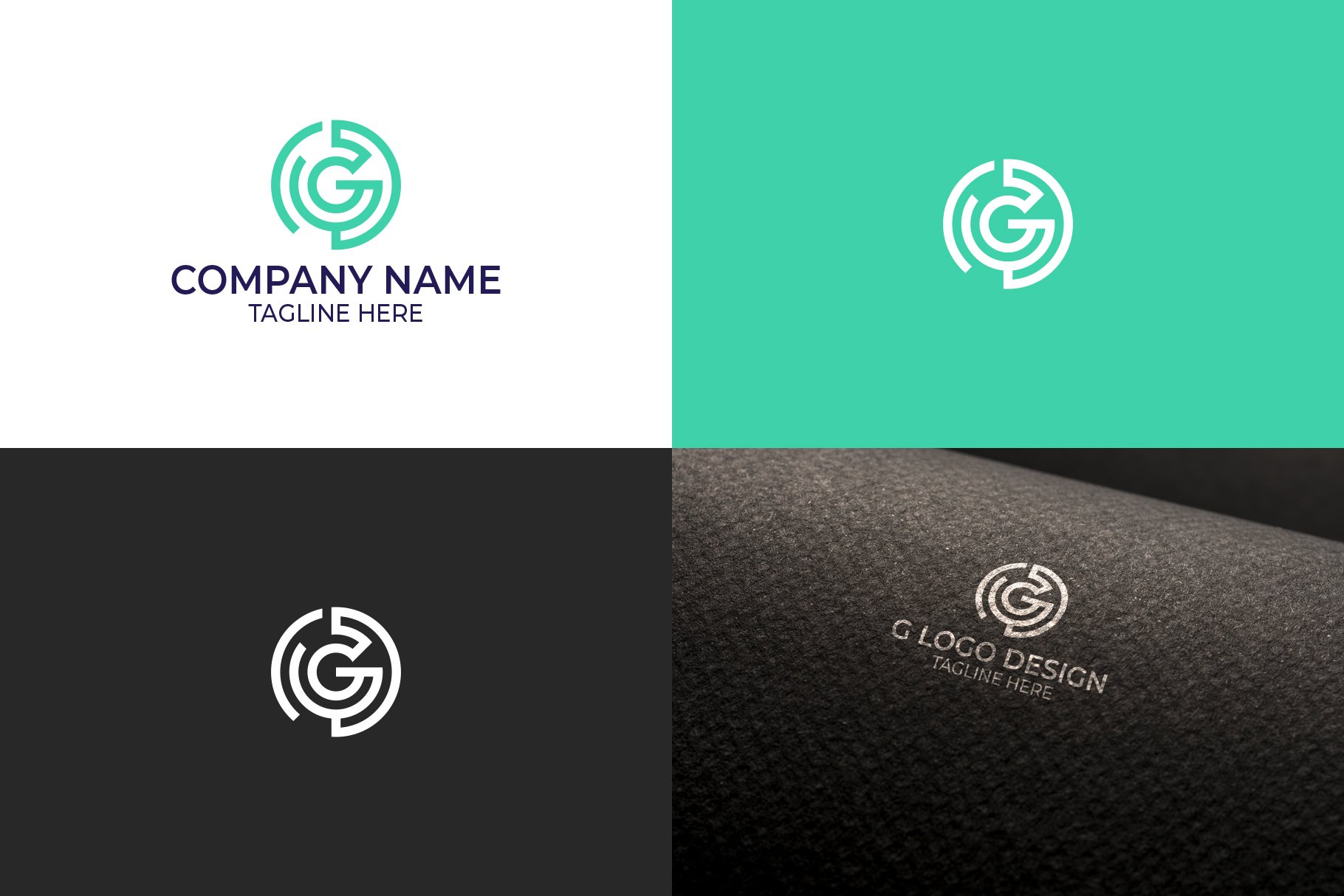 G Logo Design preview image.