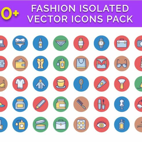 Fashion Vector Icons pack cover image.