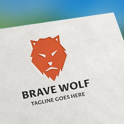 Brave Wolf Logo v.2 cover image.