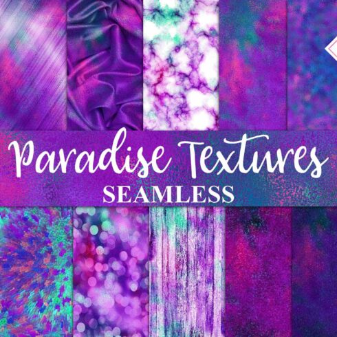 Paradise Textures Digital Paper cover image.