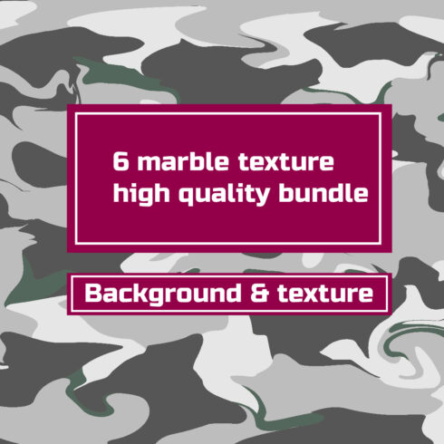 6 marble texture high quality bundle cover image.