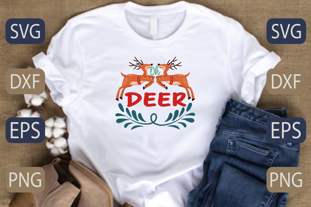 T - shirt with the words deer on it.