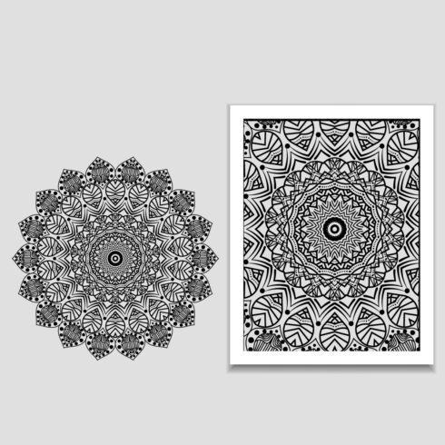 KDP Coloring Pages Bundle Pack | KDP Template Graphic cover image.