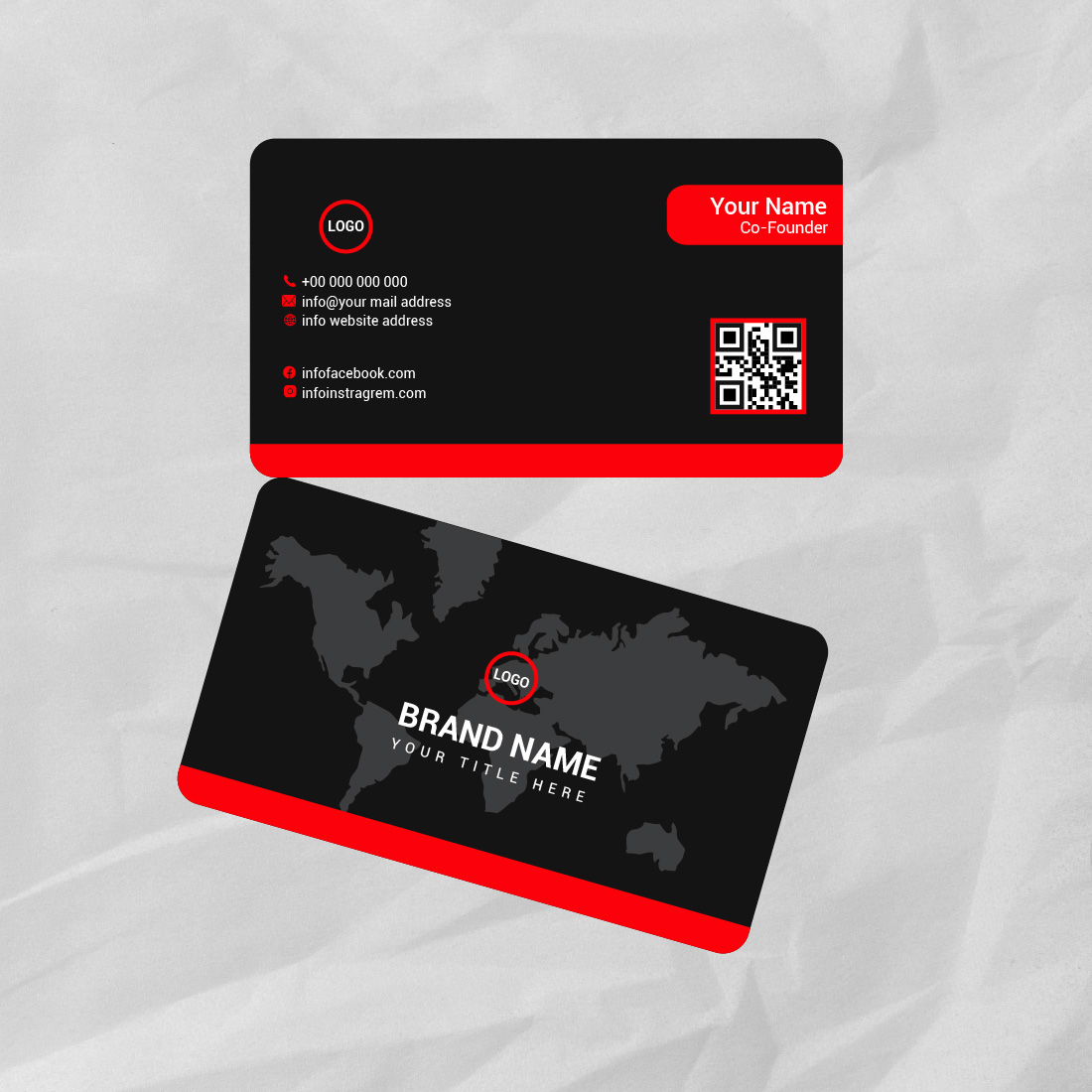 Business Card Template cover image.