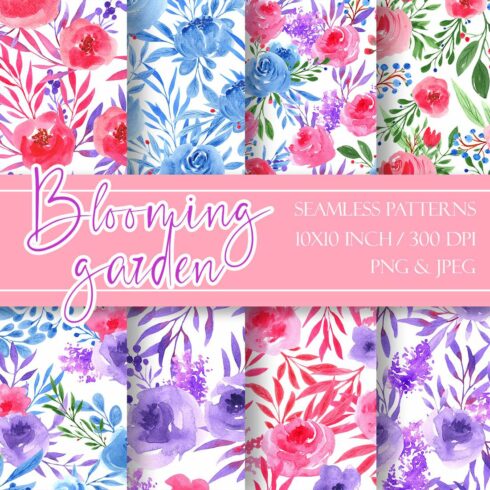 Blooming Garden spring Floral Patterns cover image.