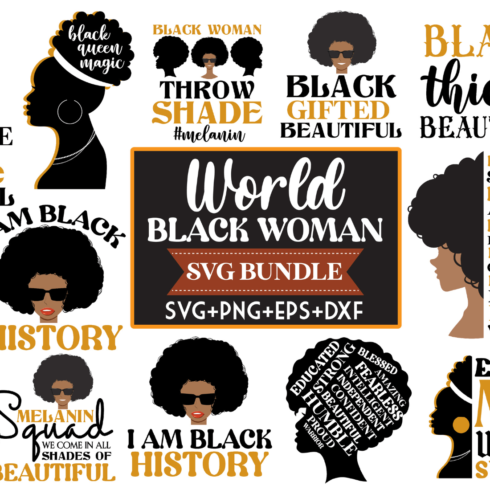 black woman design cover image.