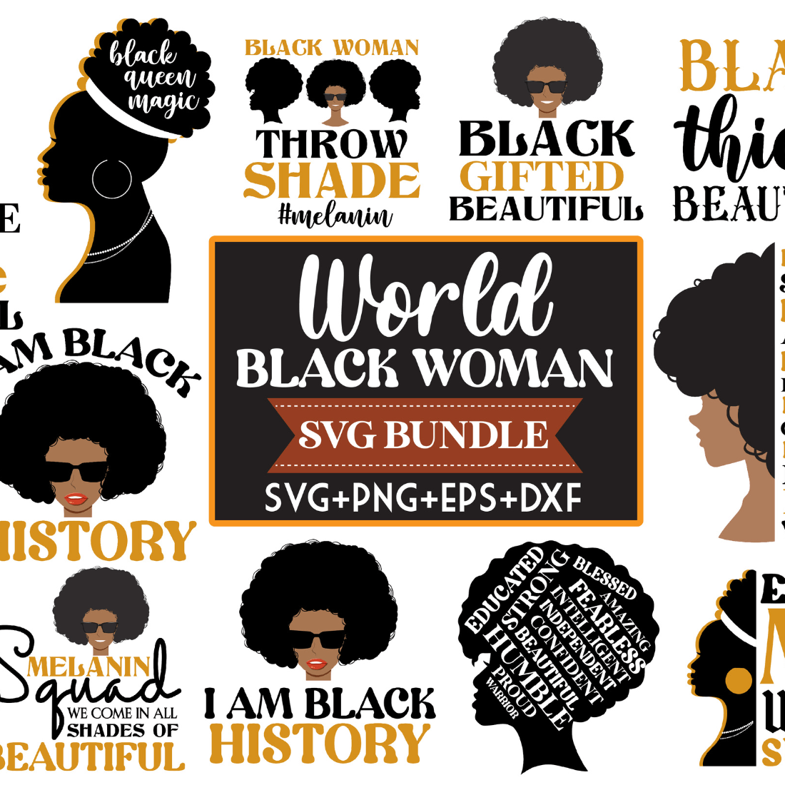 black woman design cover image.