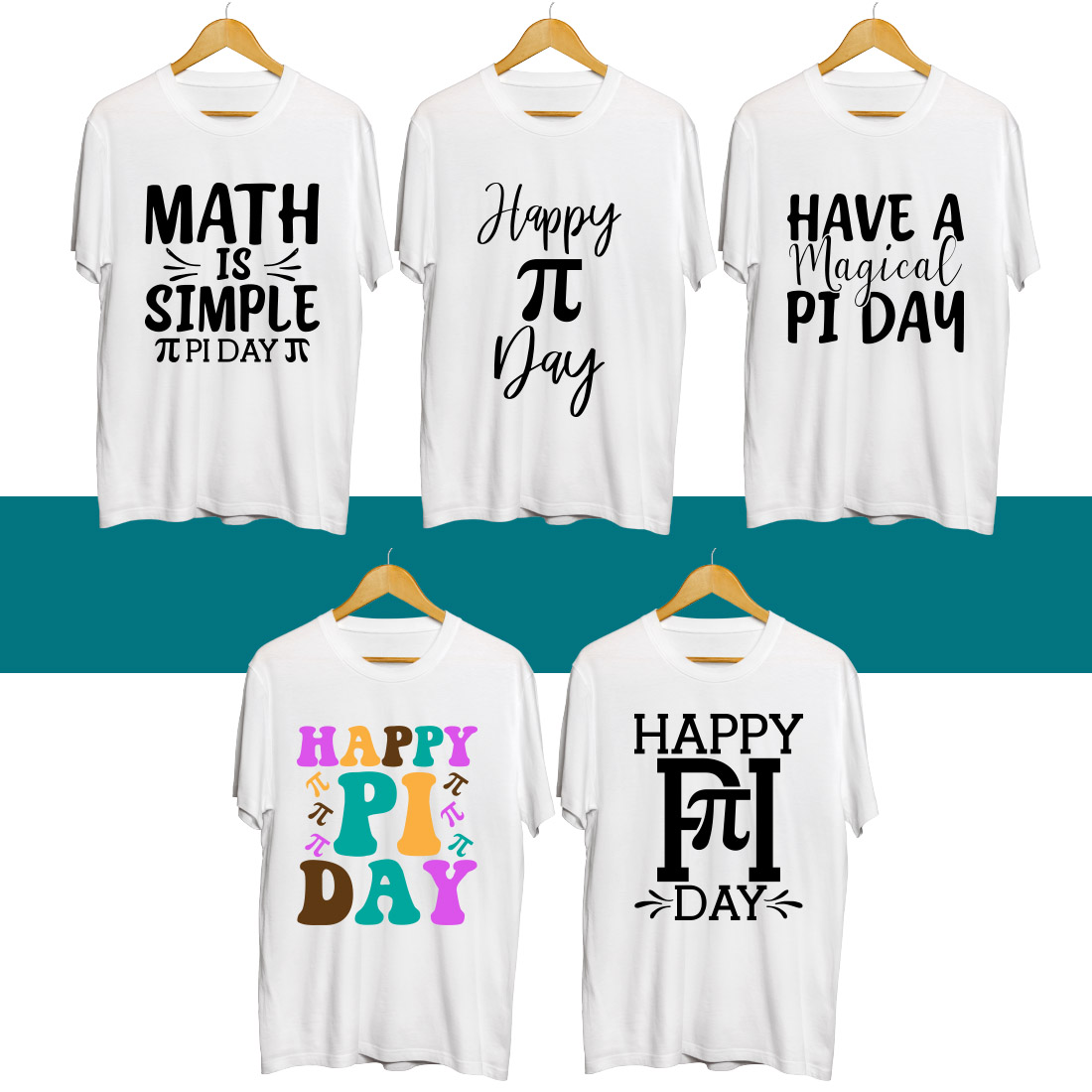 A fun way to celebrate Pi-Day! Each student designs a Pi Day t-shirt using  the pi symbol and the word pi! Some ideas include: V…