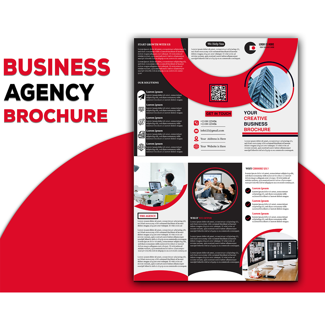 3 TRI-FOLD BROCHURE DESIGN ONLY 40$ONLY cover image.