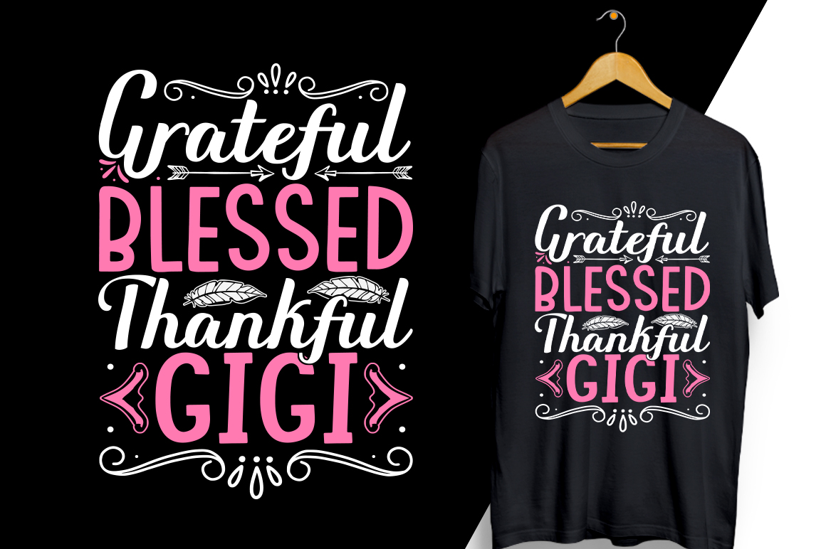 T - shirt that says grateful and a t - shirt that says grateful.