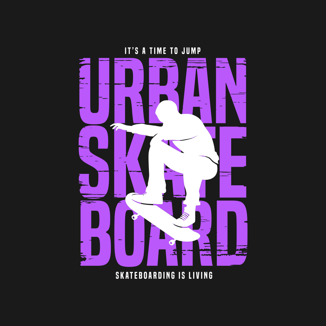 Urban Skateboard T shirt Designs, Urban Streetwear Style preview image.
