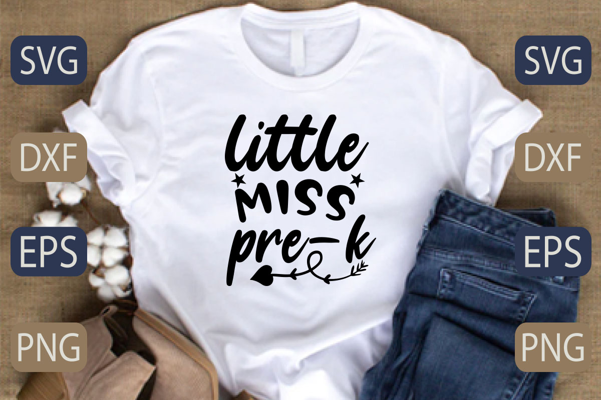 T - shirt that says little miss pre - k.