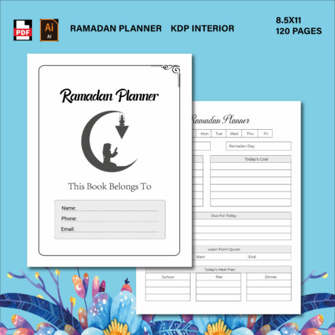 Ramadan Planner - KDP Interior cover image.