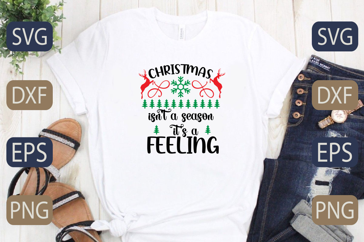 T - shirt that says christmas but it's going to feeling.