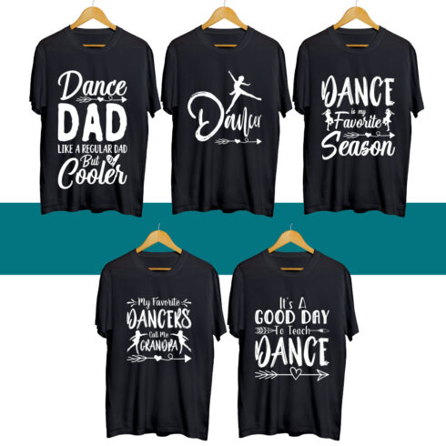 Dance SVG T Shirt Designs Bundle cover image.