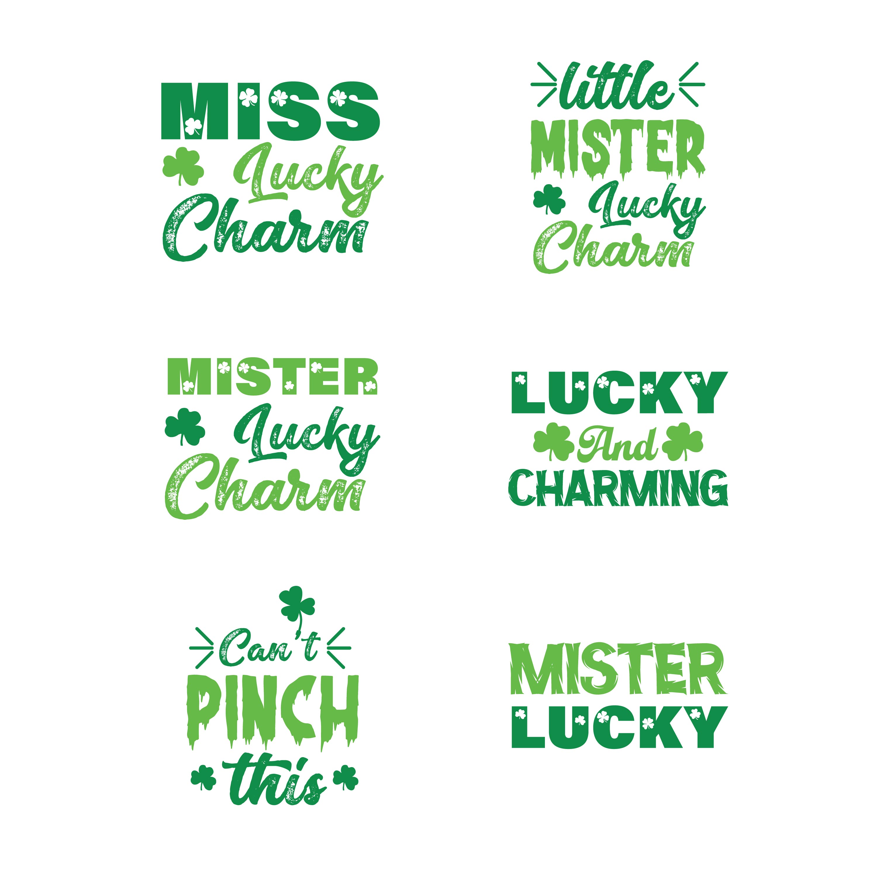 St Patrick's Day T-shirt Design Bundle cover image.