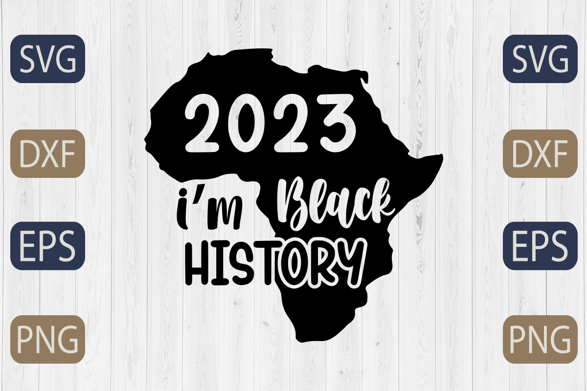 Map of africa with the words 202 i'm black history.