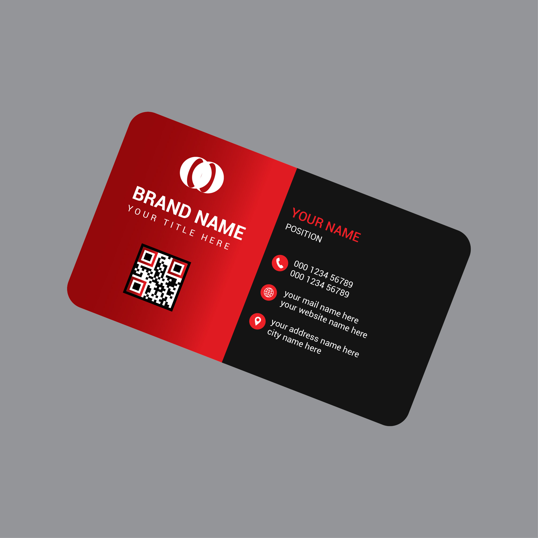 Modern Business Card Design cover image.
