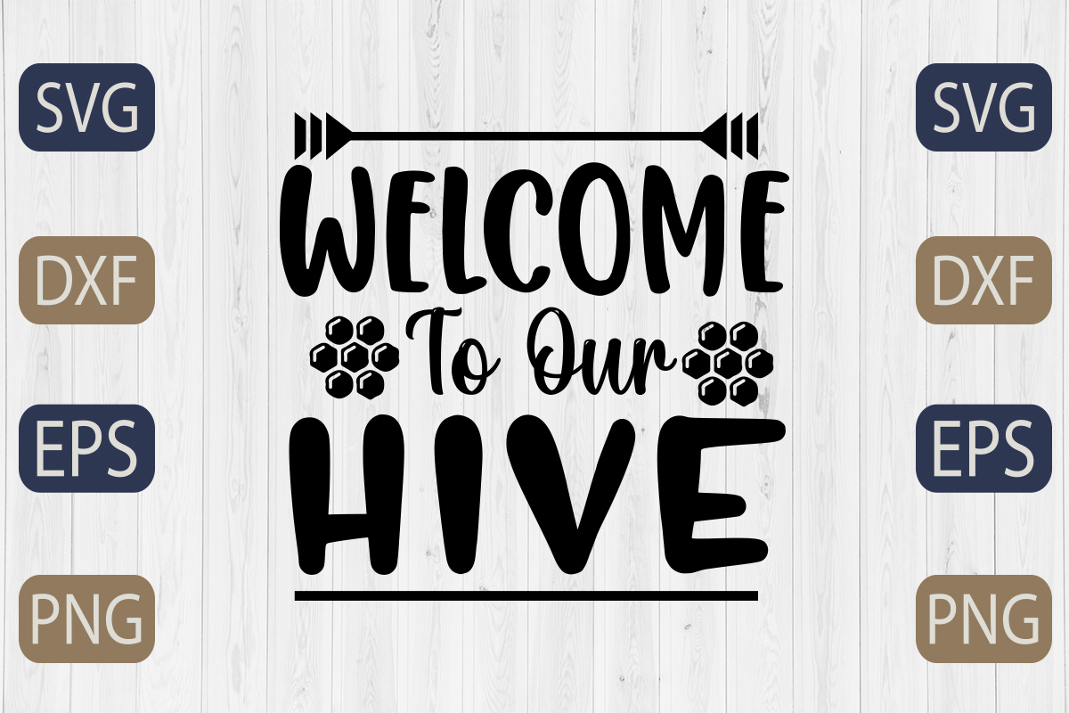 Welcome to our hive svg cut file.
