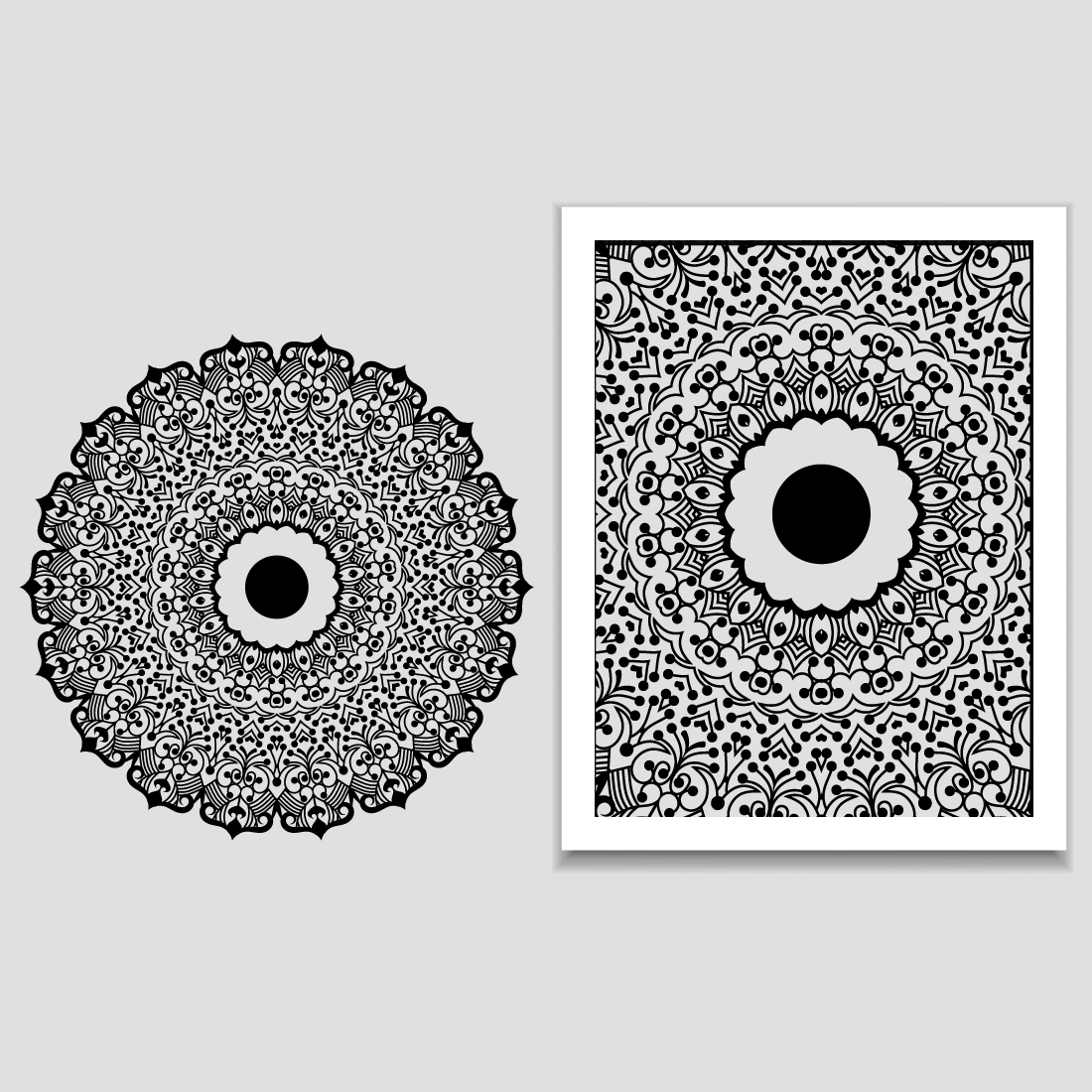 Black and white drawing of a circular object.