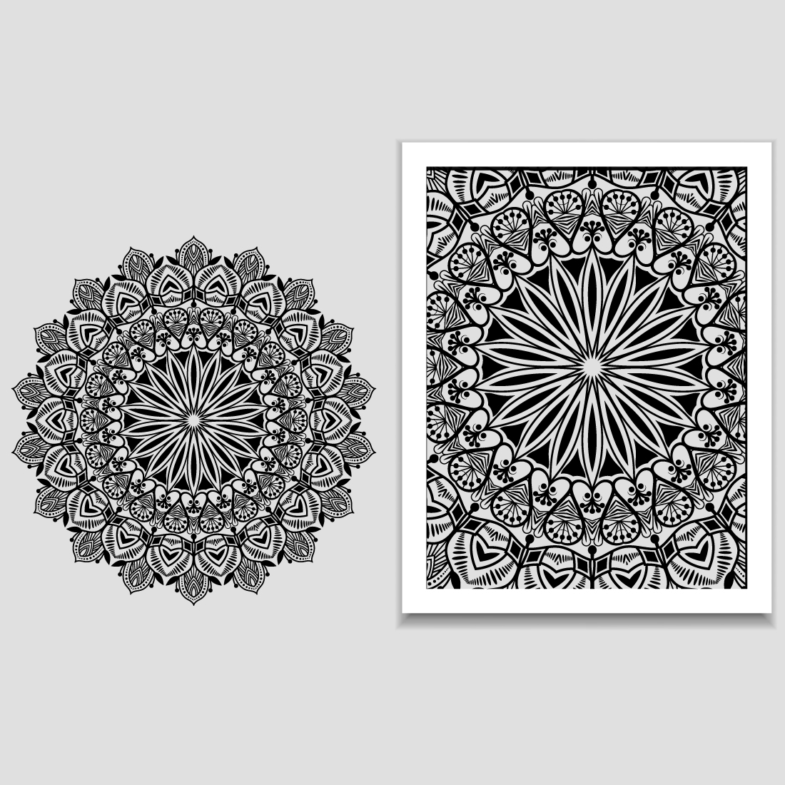 KDP Coloring Pages Bundle Pack | KDP Template Graphic cover image.