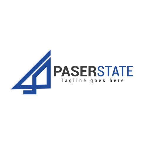 Real estate line art logo design cover image.