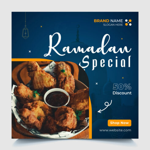 Ramadan Social Media Post Bundle cover image.