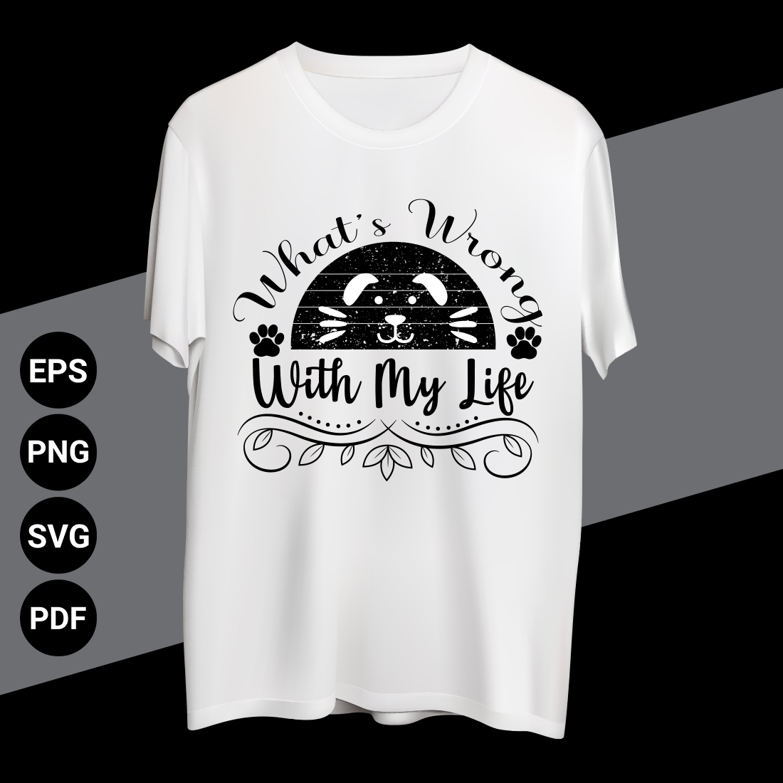 What’s Wrong With My Life T-shirt design cover image.