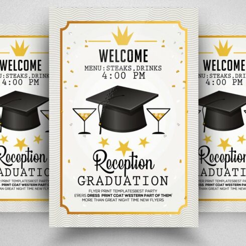 Graduation Party Flyer cover image.