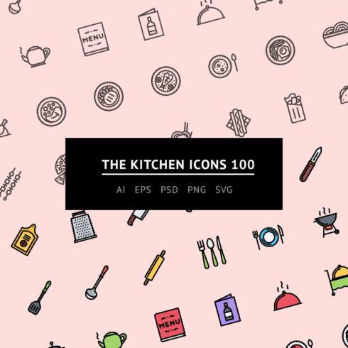 The Kitchen Icons 100 cover image.