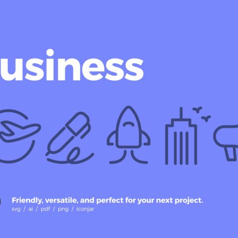 Business Icons — Pixi Line cover image.