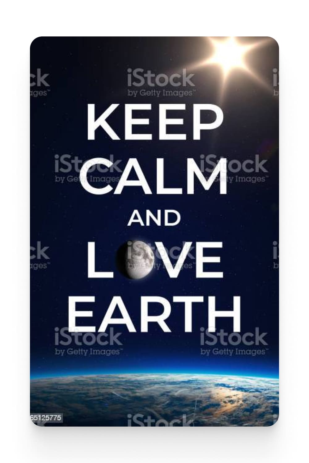Keep calm and love Earth.