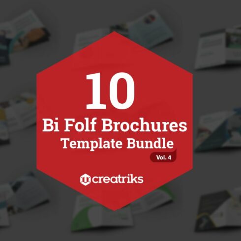 10 Bi Fold Brochures Bundle - Vol. 4 cover image.