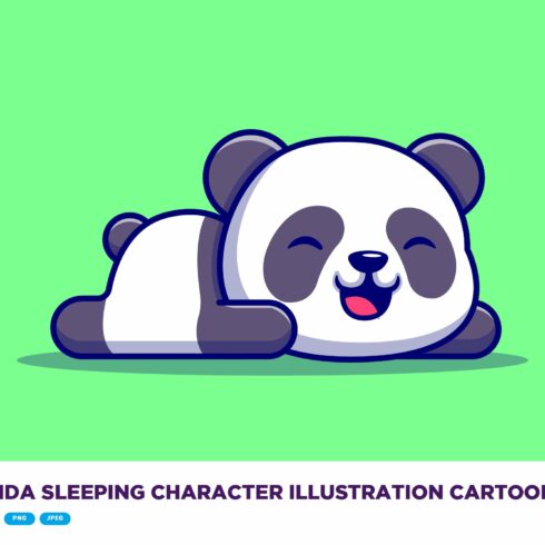 Cute Panda Sleeping Character cover image.