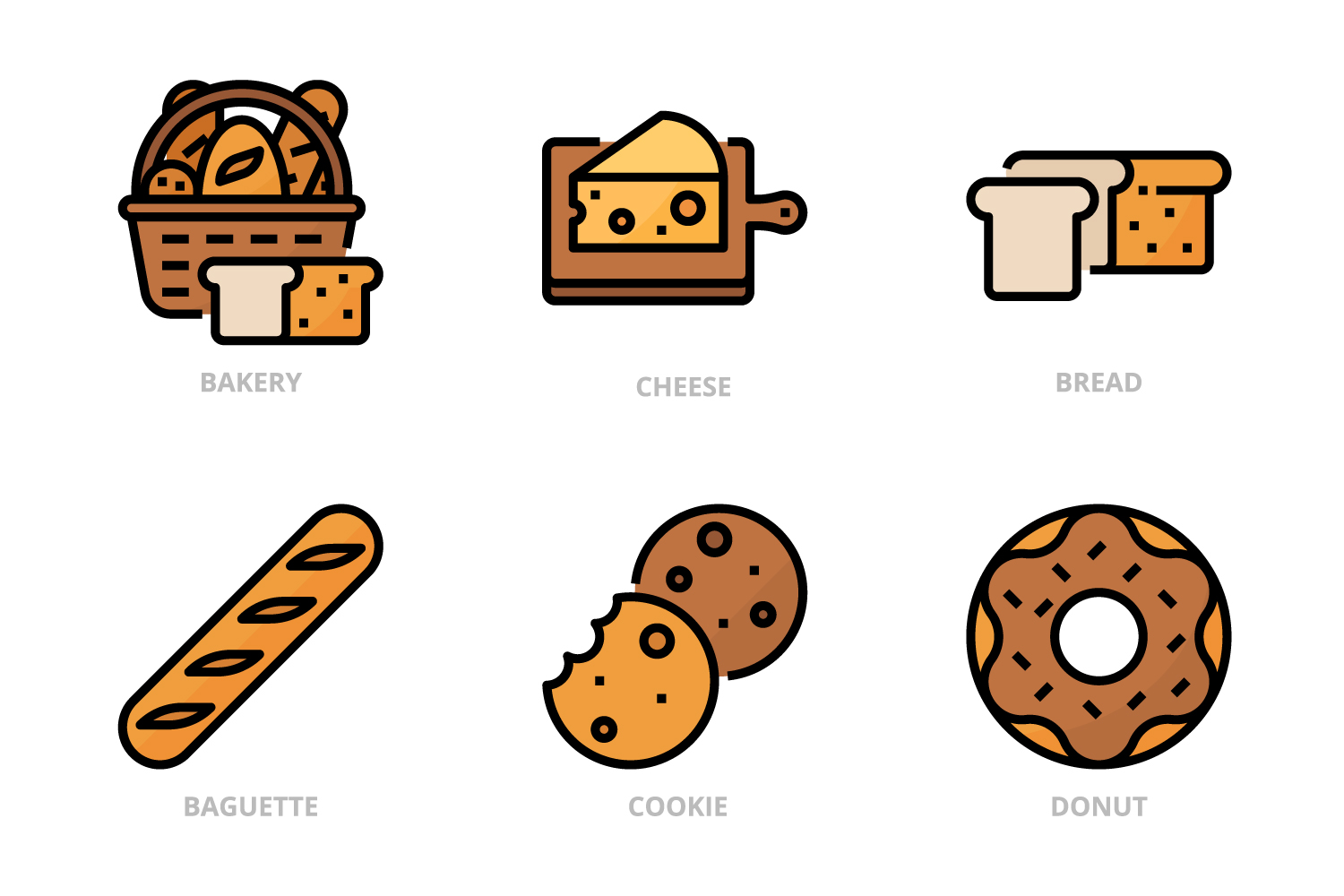 Bunch of different types of bread.