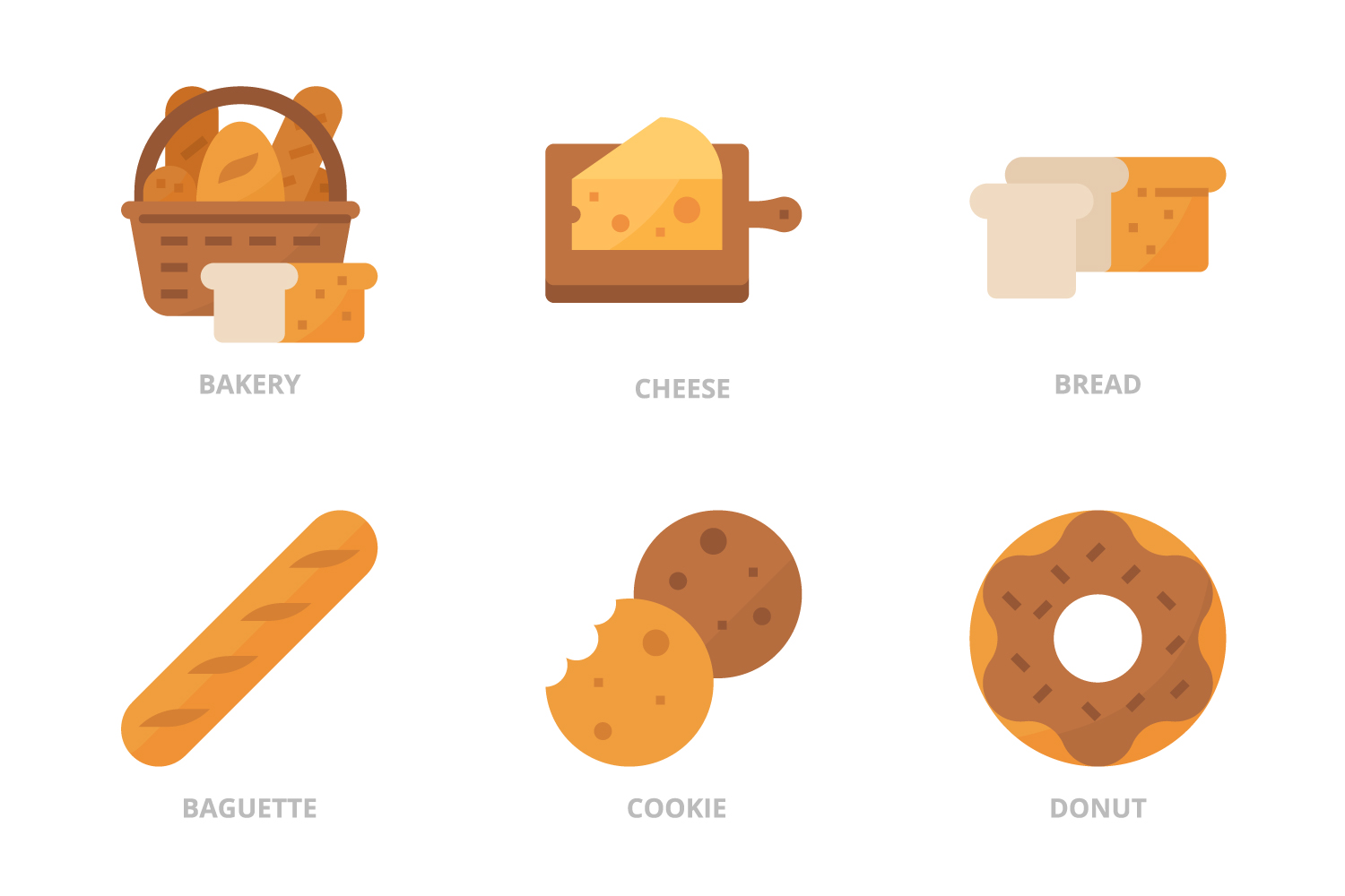 Bunch of different types of bread.