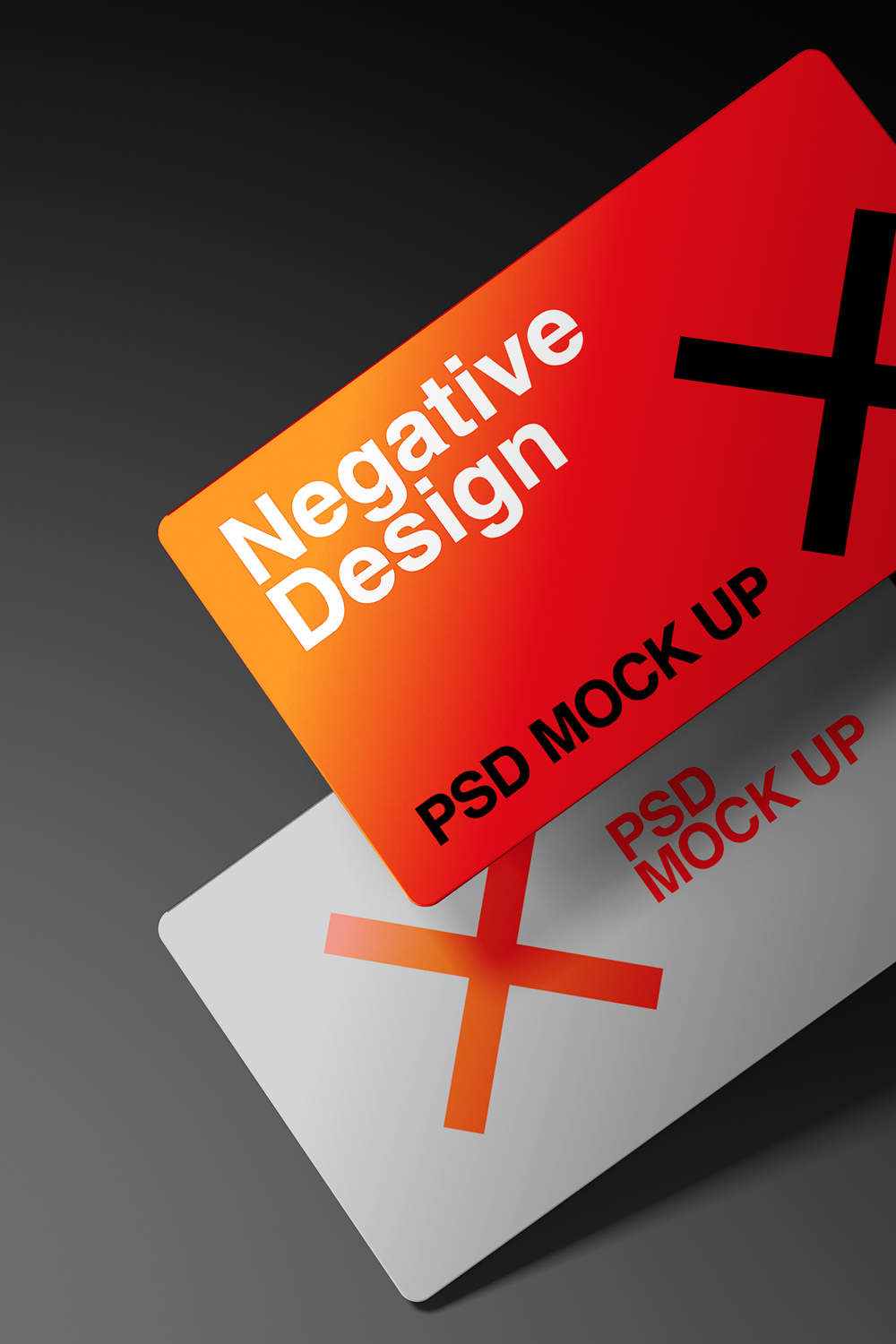 Business Card / Fully Layered PSD Mockup, Customizable and Editable pinterest preview image.