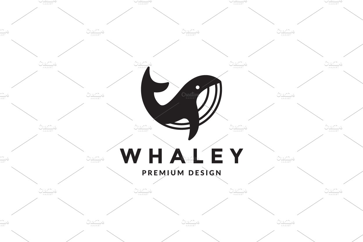 geometric circle orca whale logo cover image.