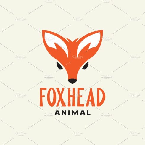 orange head fox minimal beast logo cover image.