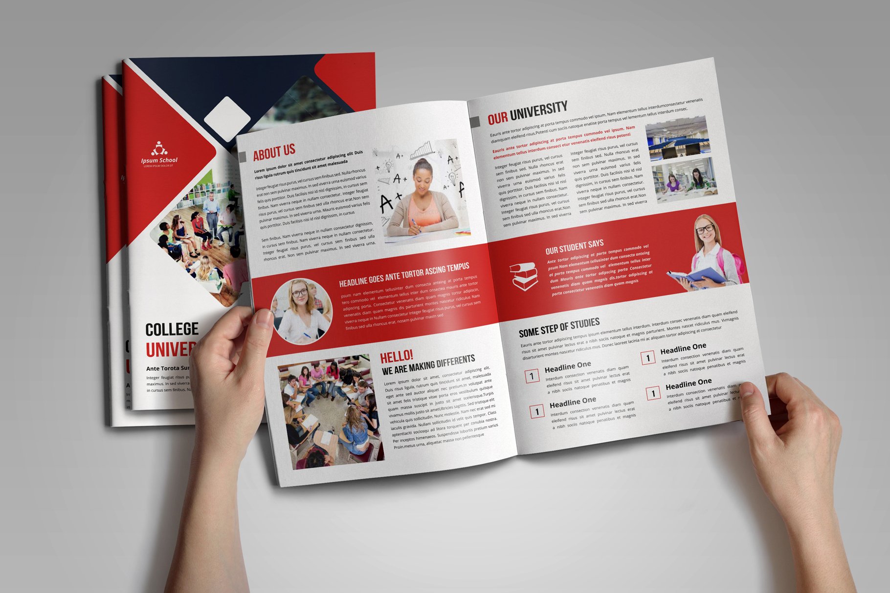 Education Brochure Template V1 preview image.