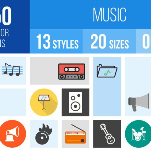 650 Music Icons cover image.